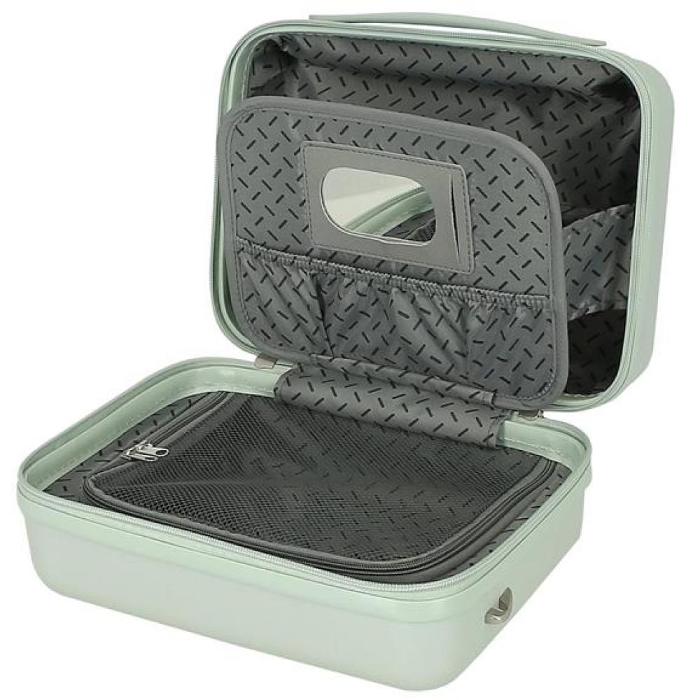 ABS kozmetički neseser - koferče Movom My Little Garden mint 30619 - pogled 5