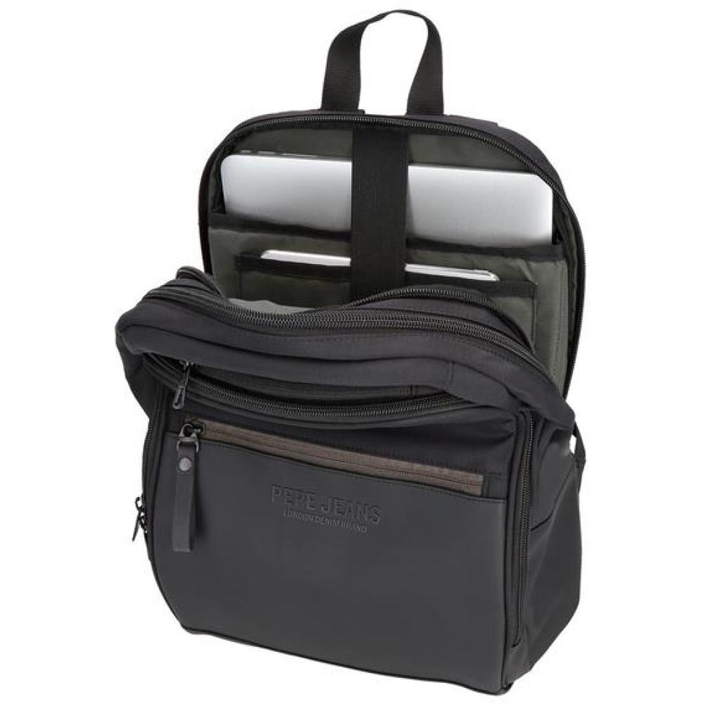 Ranac 37cm za laptop i tablet Pepe Jeans Sail Up black 71721 - pogled 5