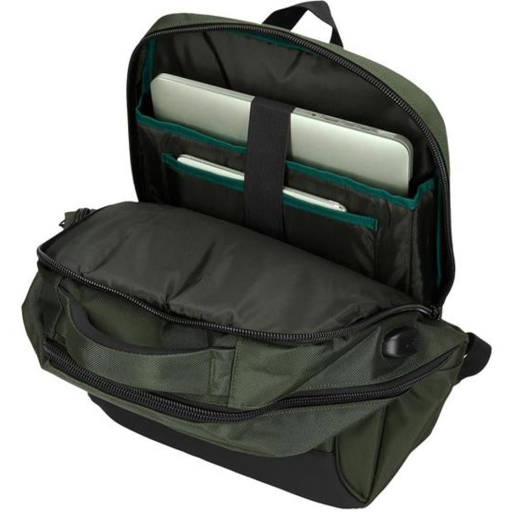 Ranac 44cm sa pregradama za laptop i tablet Pepe Jeans Bromley green 70625 - pogled 5