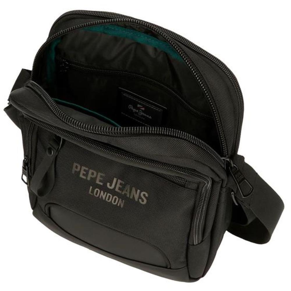 Muška torbica 27cm sa pregradom za tablet Pepe Jeans Bromley black 70657 - pogled 5