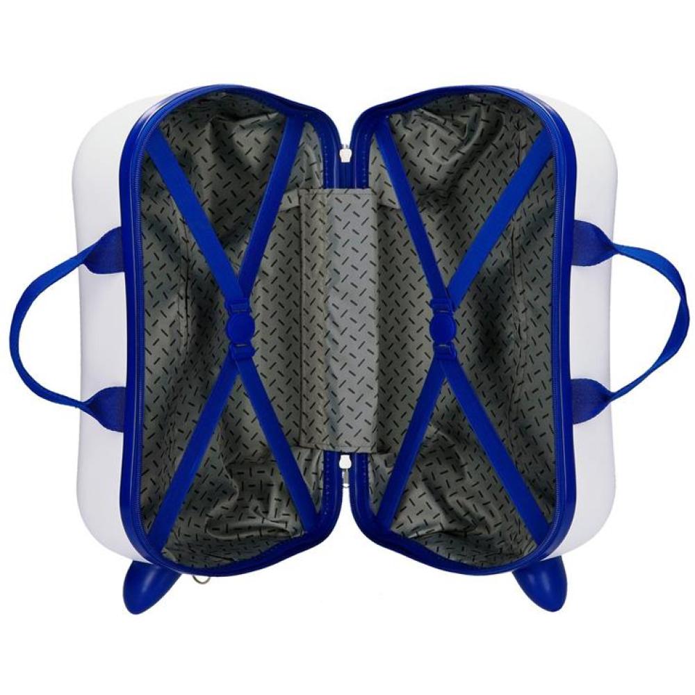 Dečiji kofer za put i vožnju Disney Mickey Here We Go white 47710 - pogled 5