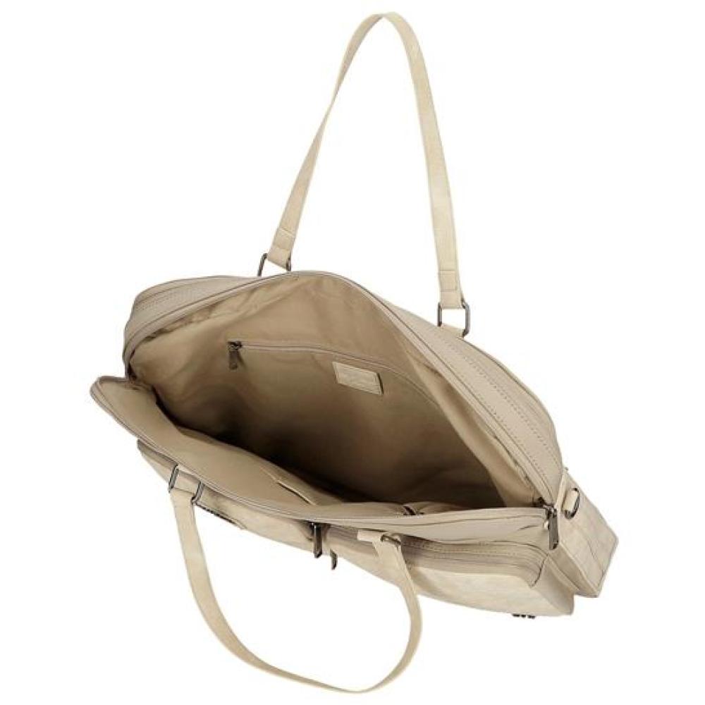 Ženska poslovna torba sa pregradom za laptop PJL Jana beige 71460 - pogled 5