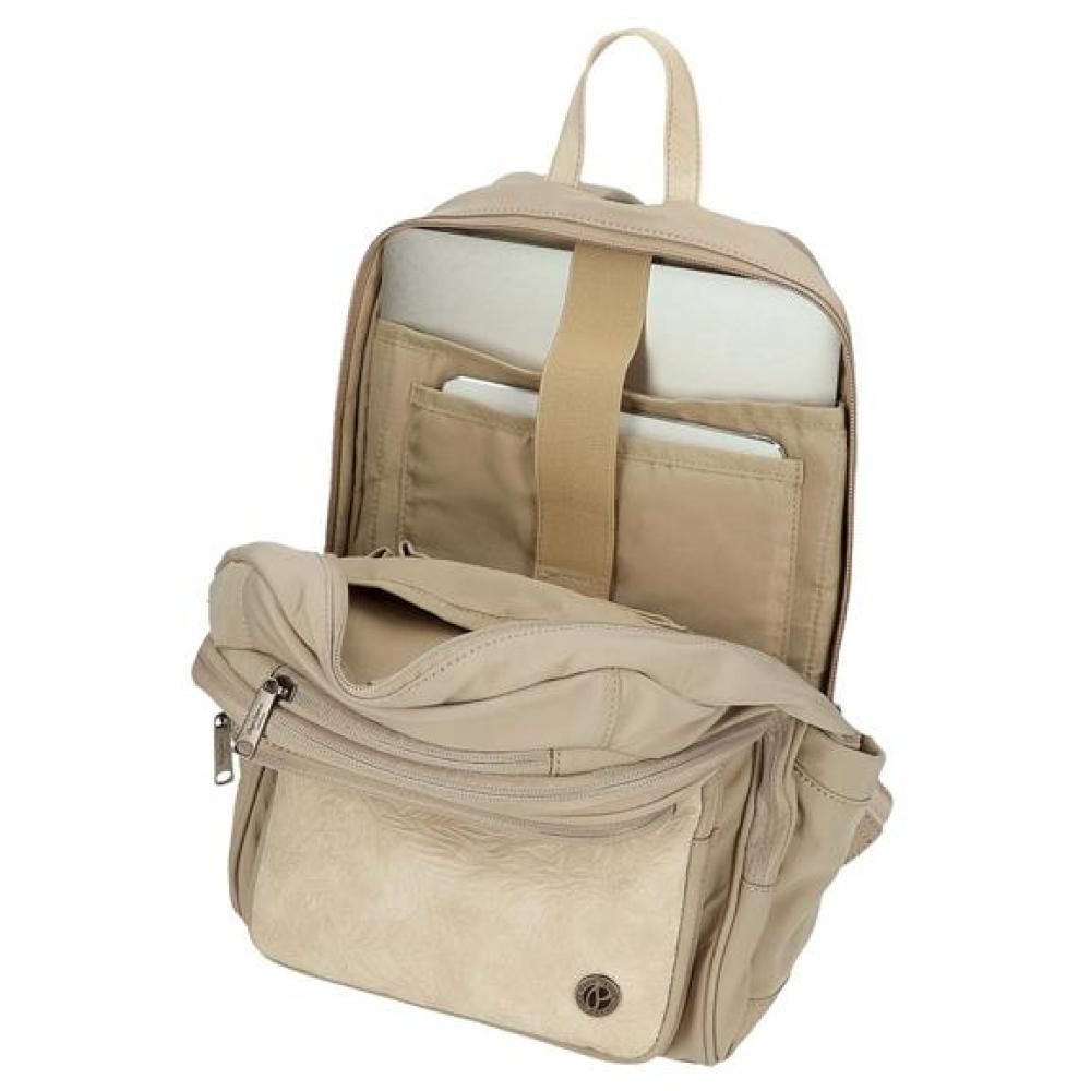 Ranac 37cm sa pregradom za laptop Pepe Jeans Jana beige 71421 - pogled 5