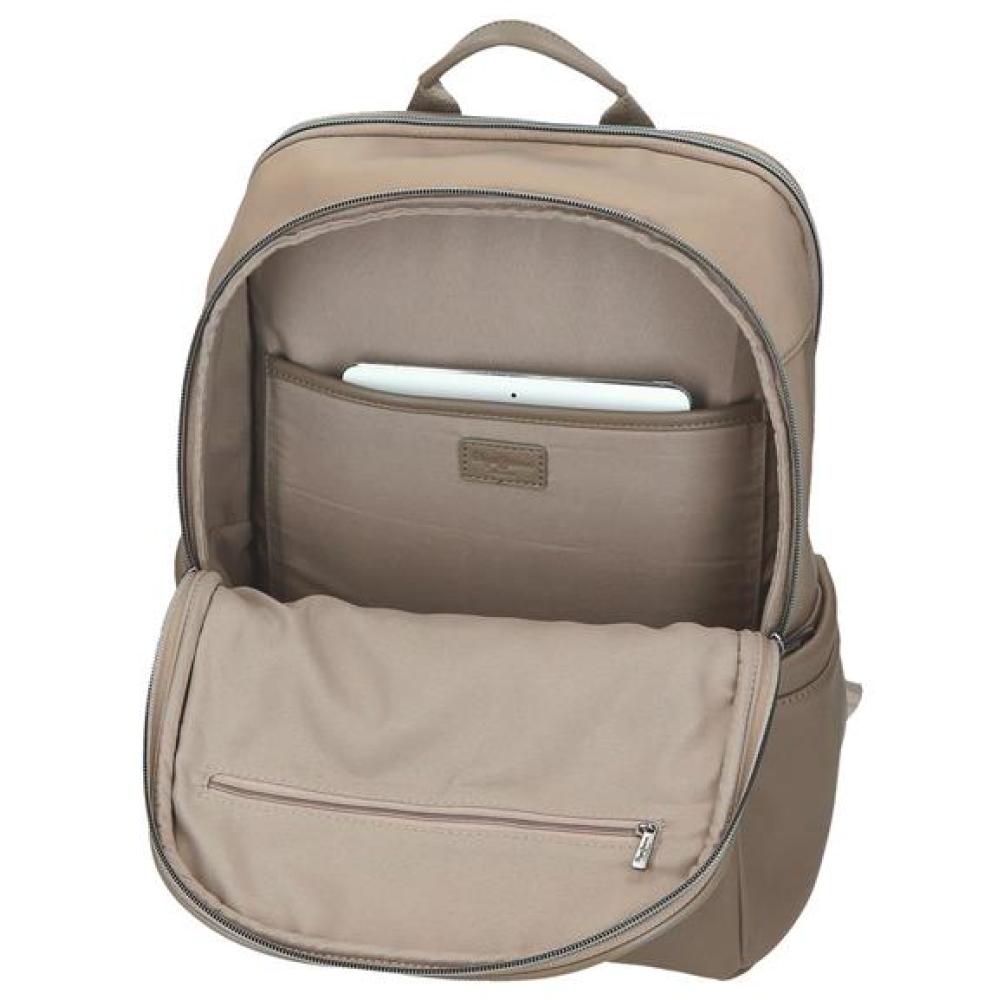 Ranac 40cm sa pregradom za laptop Christine beige 70924 - pogled 5