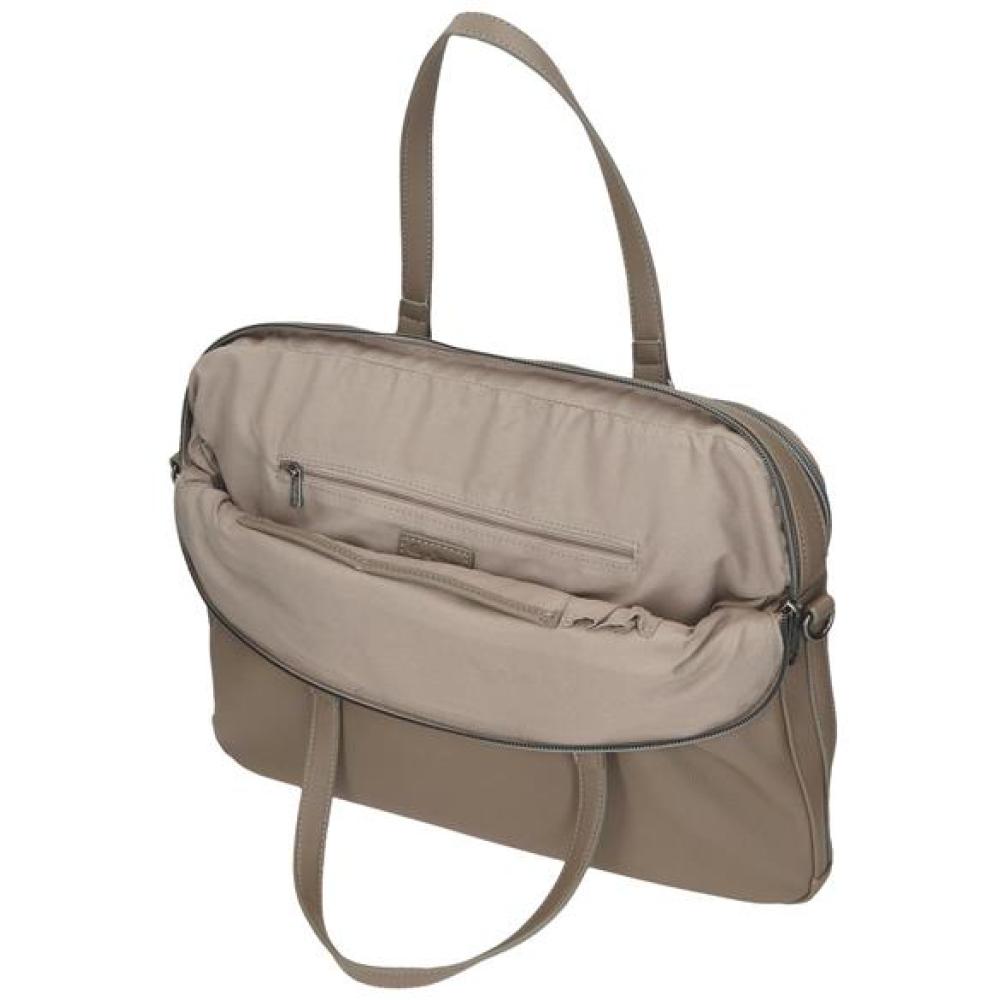 Ženska poslovna torba sa pregradom za laptop PJL Christine beige 70960 - pogled 5