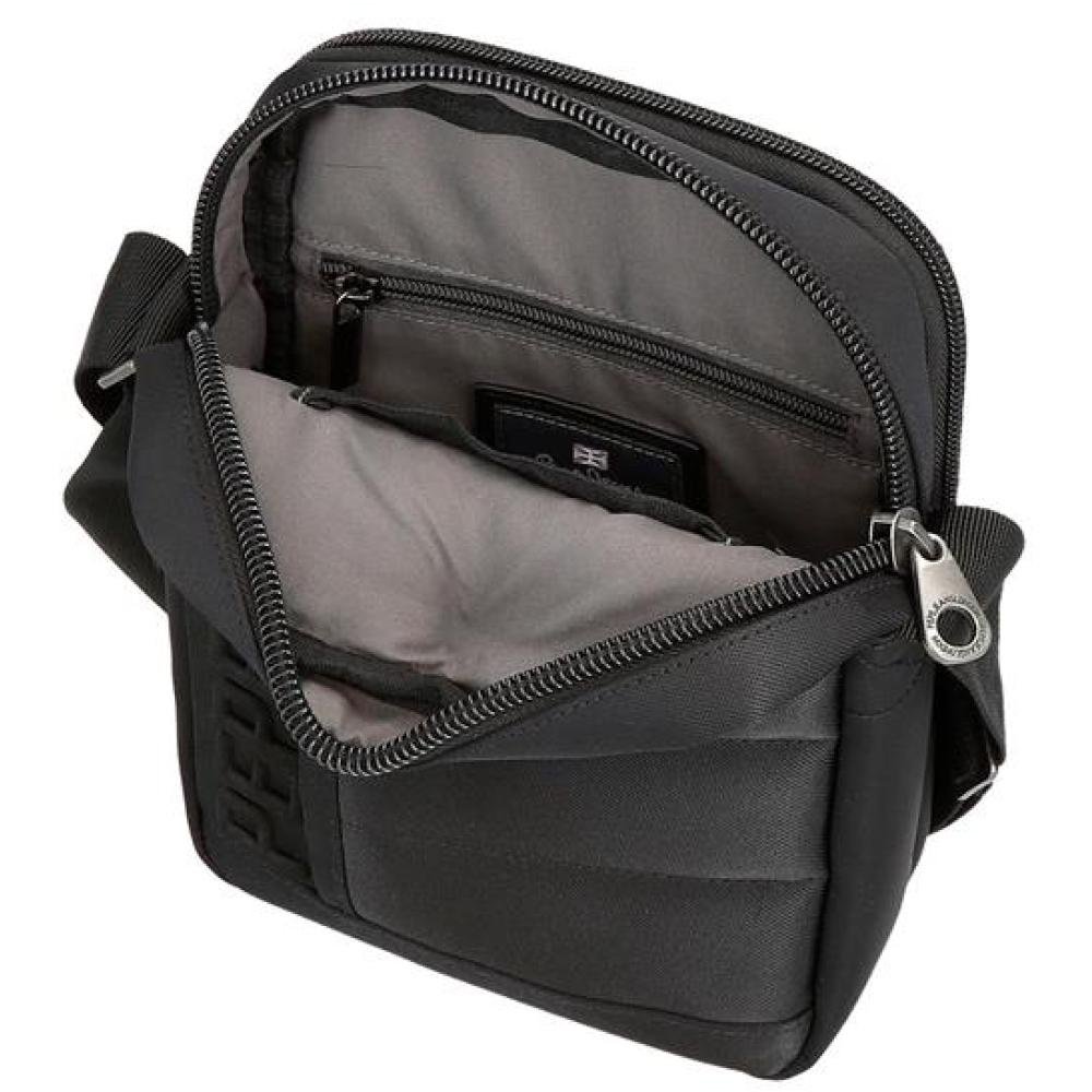 Muška torbica sa dve pregrade 22cm Pepe Jeans Ancor black 70155 - pogled 5