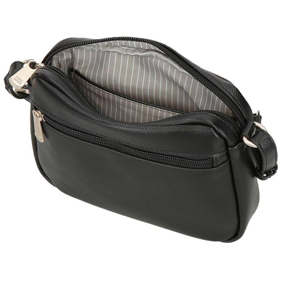 Torbica od eko kože na rame Pepe Jeans Elia black 79455 - pogled 5