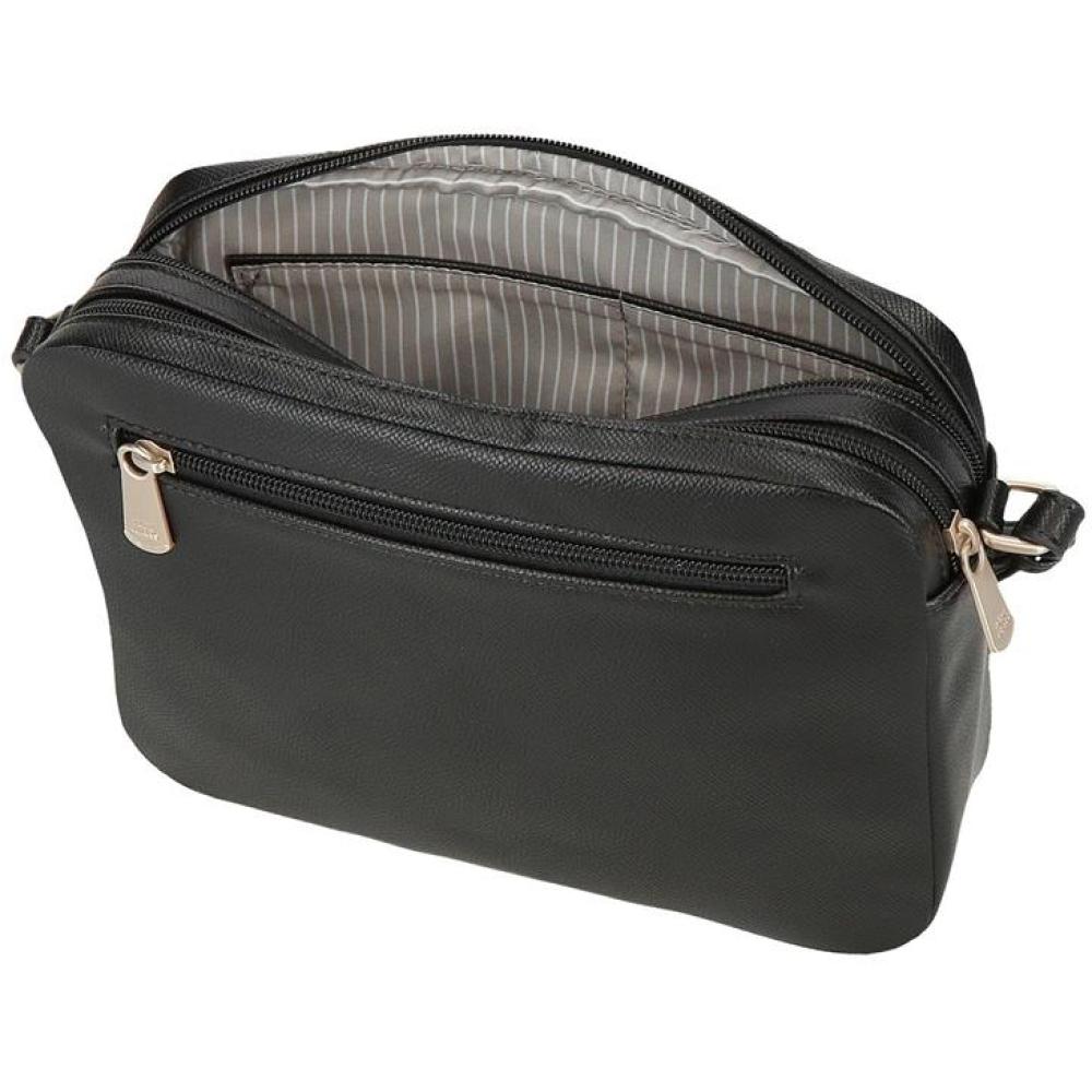 Torba 24cm od eko kože na rame Pepe Jeans Elia black 79454 - pogled 5