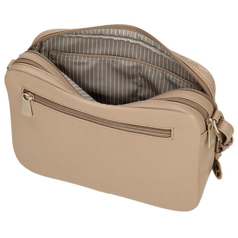 Torba 24cm od eko kože na rame Pepe Jeans Elia beige 79454 - pogled 5