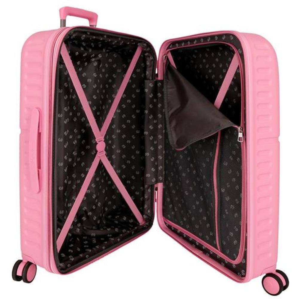 Putni koferi 70cm i 55cm Pepe Jeans Highlight pink 76889 - pogled 5