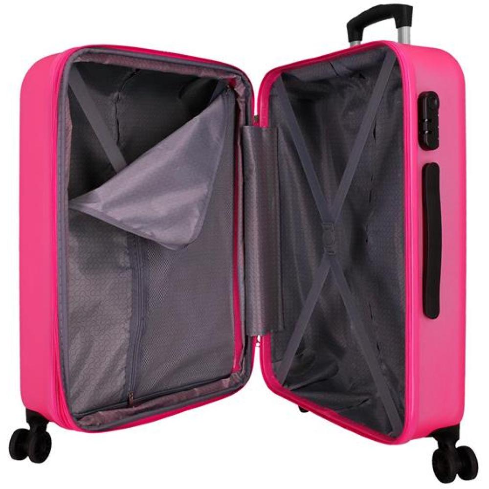 Putni kofer srednje veličine 68cm Roll Road Camboya pink 50692 - pogled 5