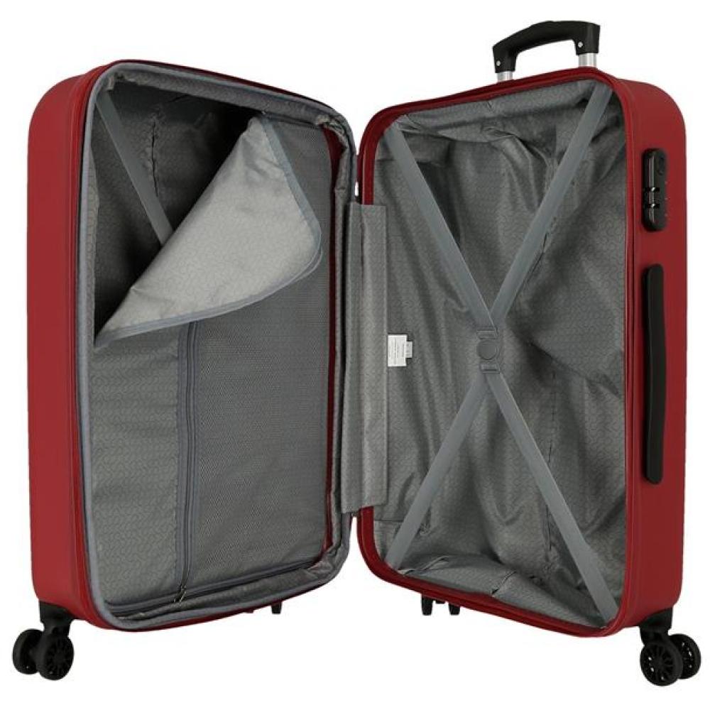 Putni kofer srednje veličine 68cm Roll Road Camboya bordeaux 50692 - pogled 5
