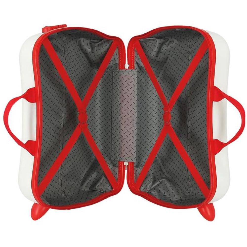 Dečiji kofer 50cm za put i vožnju Spiderman Authentic white 42598 - pogled 5