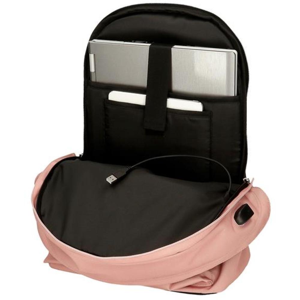 Ranac 44cm za školu ili fakultet Pepe Jeans Aris powder pink 63224 - pogled 5