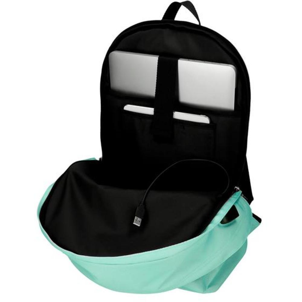 Ranac 44cm za školu ili fakultet Pepe Jeans Aris turquoise 63224 - pogled 5