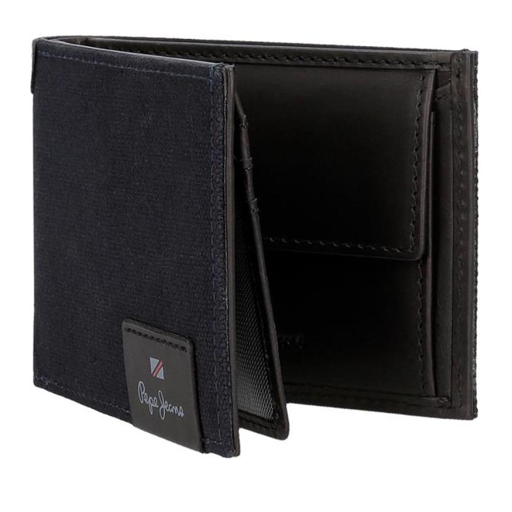 Kožni novčanik za muškarce 11cm PJL Hilltop navy 74131 - pogled 5