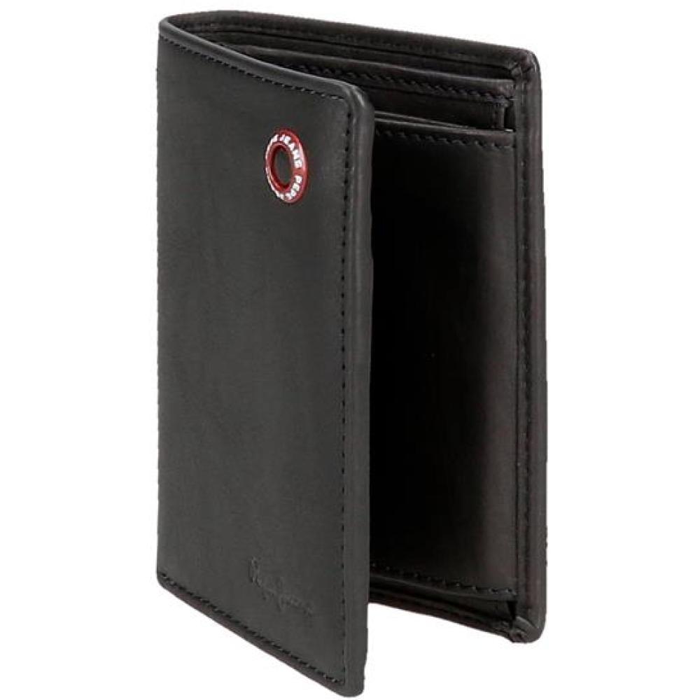 Novčanik od prirodne kože za muškarce PJL Badge navy 73720 - pogled 5