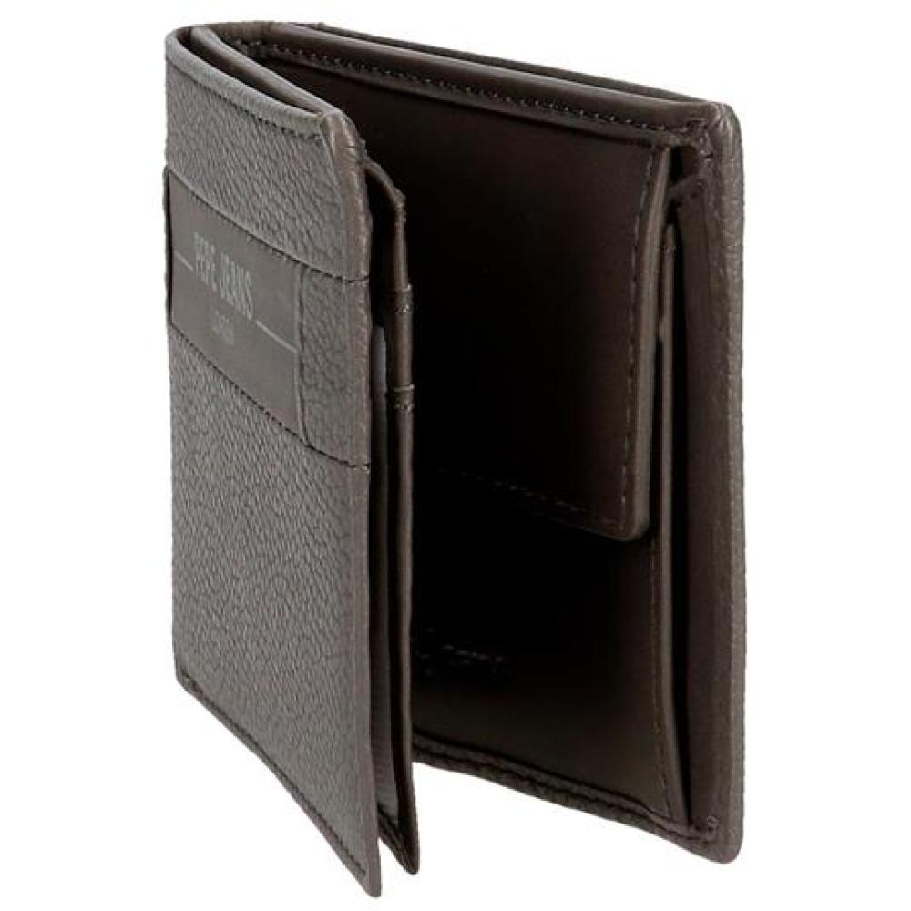 Muški kožni novčanik na preklop PJL Checkbox grey 78831 - pogled 5