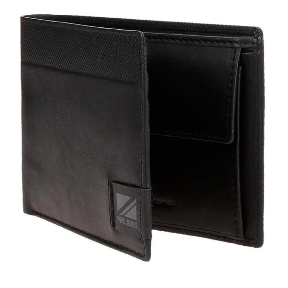 Kožni novčanik 12cm na preklop Pepe Jeans Topper black 78542 - pogled 5