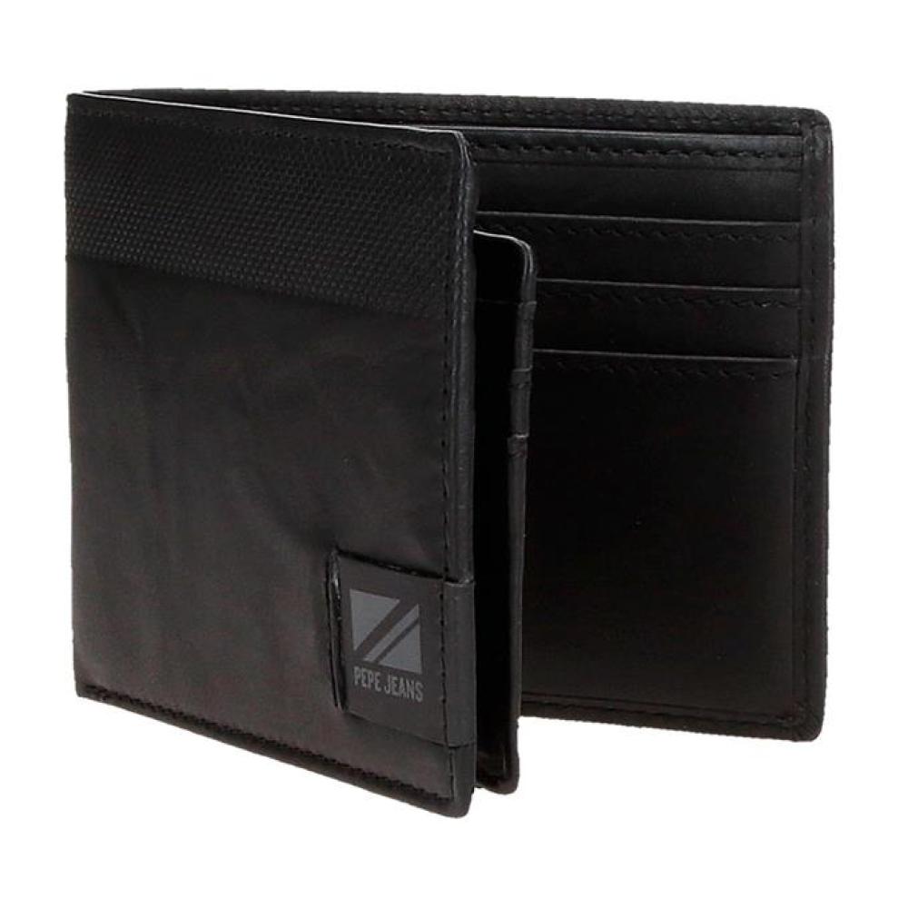 Kožni novčanik na preklop Pepe Jeans Topper black 78540 - pogled 5