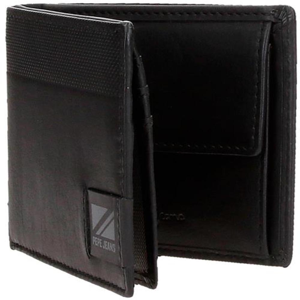 Kožni novčanik na preklop PJL Topper black 78531 - pogled 5