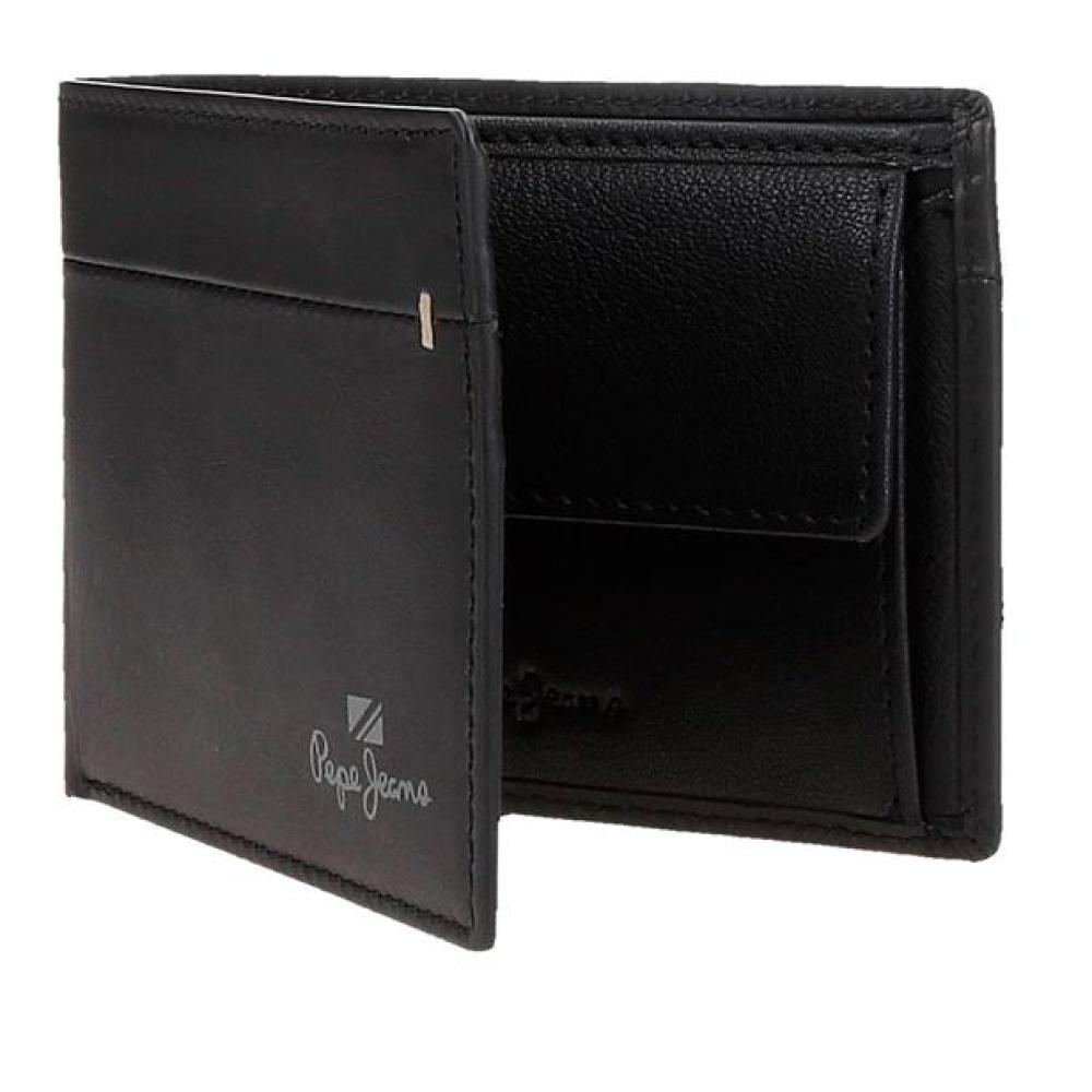 Muški novčanik od prirodne kože PJL Staple black 78471 - pogled 5