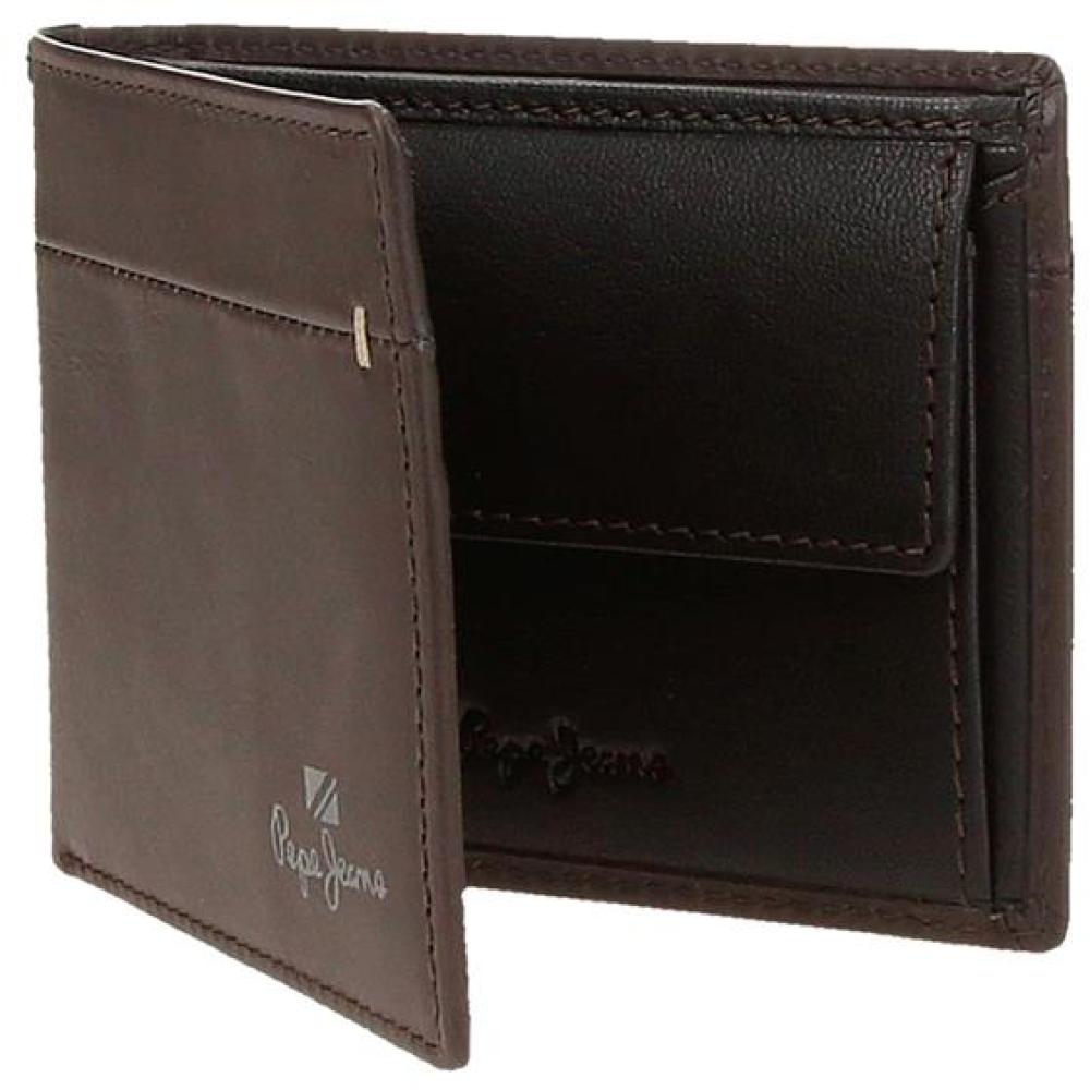 Muški novčanik od prirodne kože PJL Staple brown 78471 - pogled 5