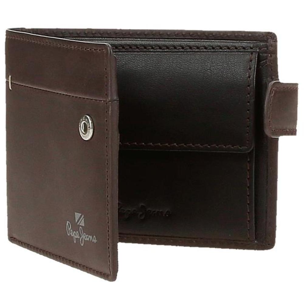 Muški novčanik od prirodne kože PJL Staple brown 78433 - pogled 5