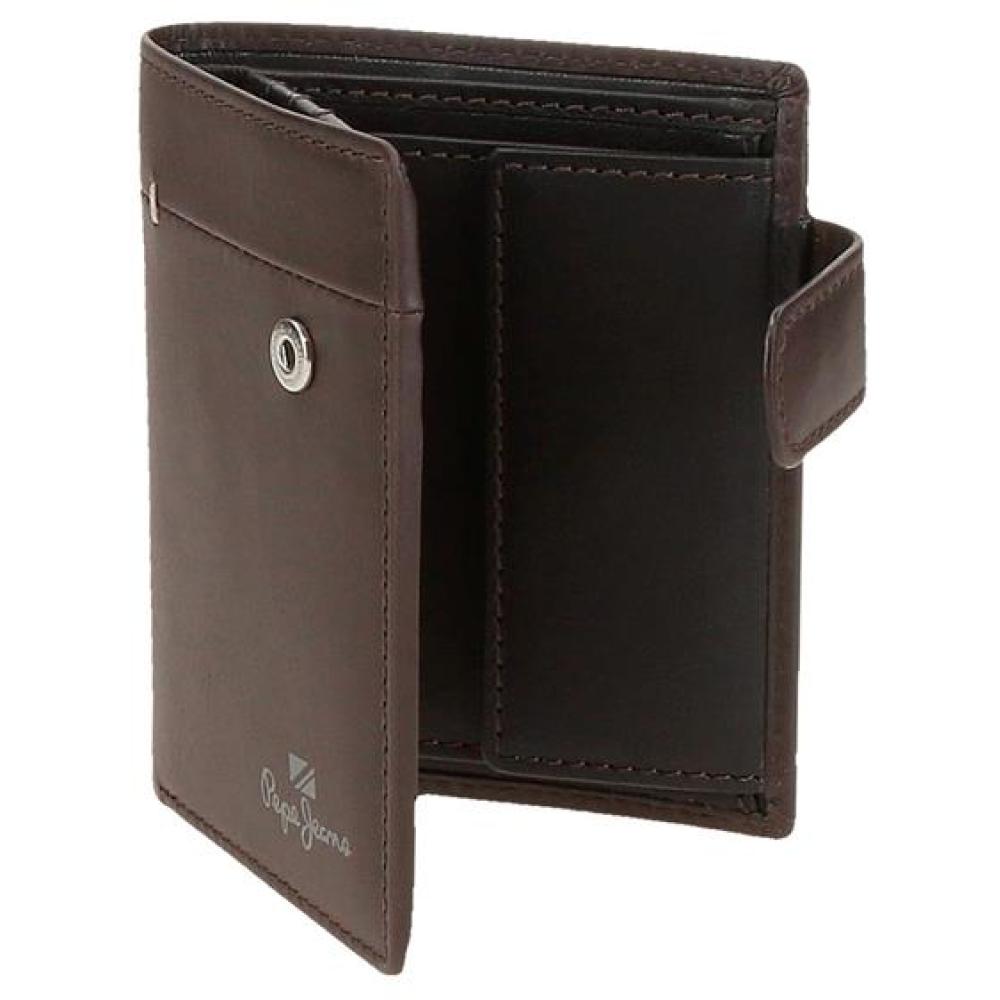 Muški novčanik od prirodne kože PJL Staple brown 78412 - pogled 5