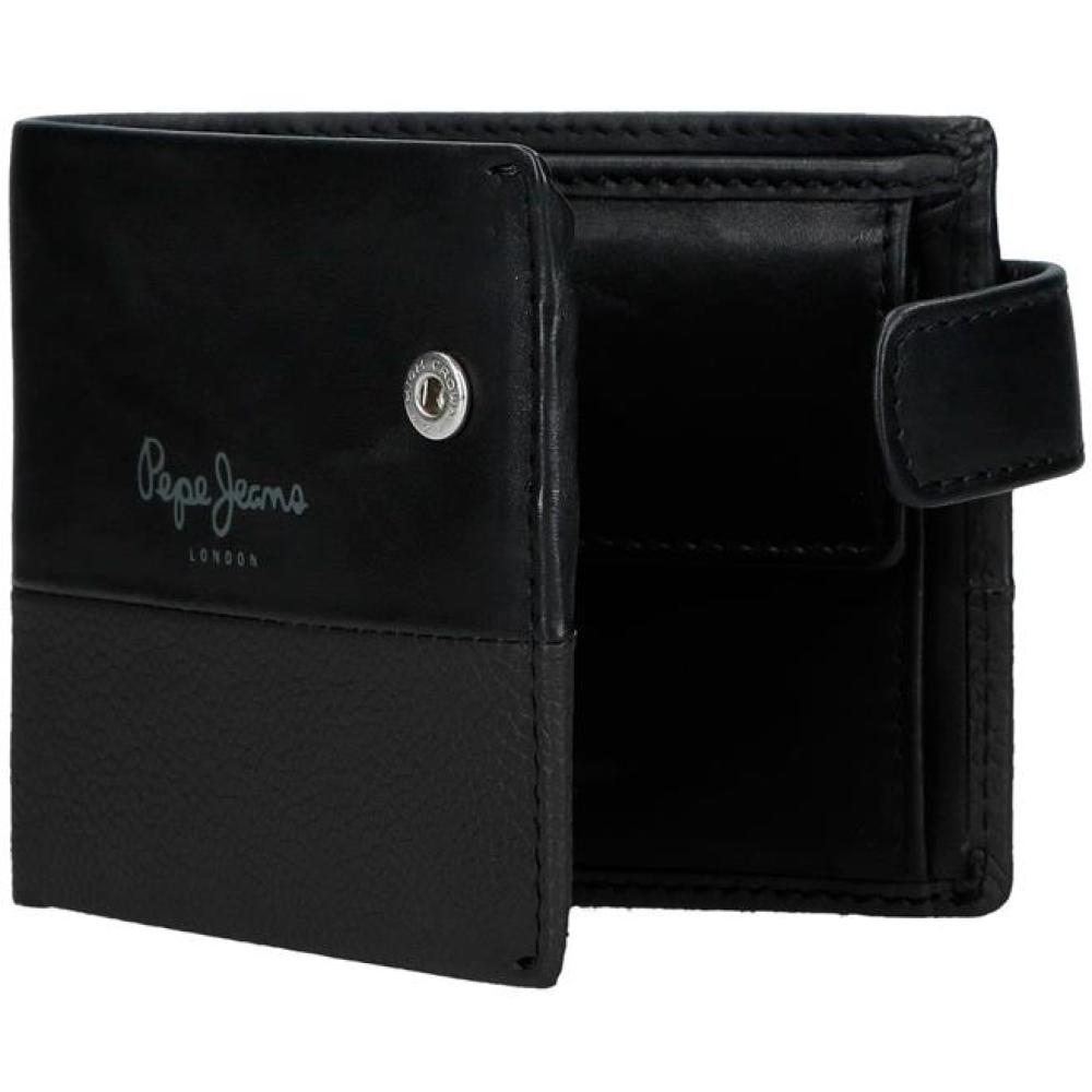 Kožni novčanik za muškarce Pepe Jeans Dual black 78333 - pogled 5