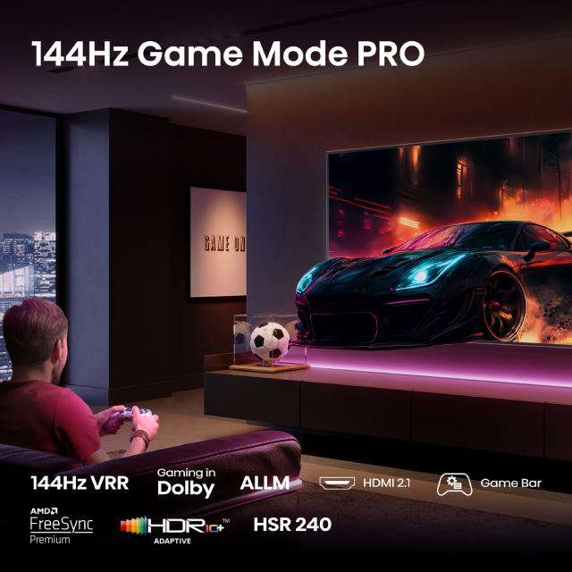 HISENSE 100 inča 100E7Q PRO QLED 4K UHD Smart TV - pogled 5