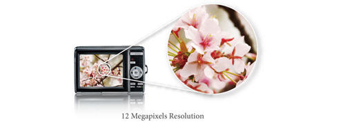 BenQ DC C1255 - Digitalni Fotoaparat 12 MegaPixel-a - pogled 5