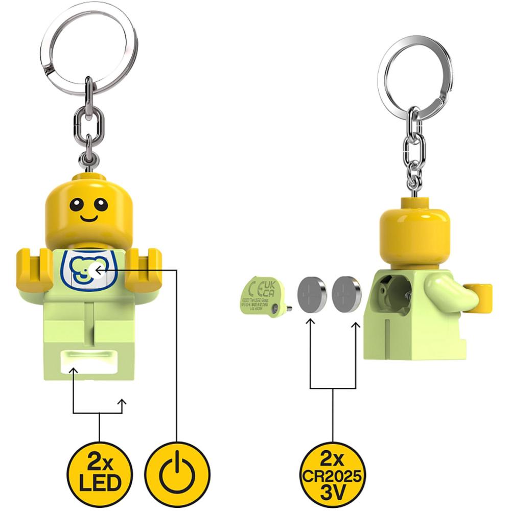 LEGO Lego Minifigure Privezak Za Ključeve Sa Svetlom: Beba - pogled 5