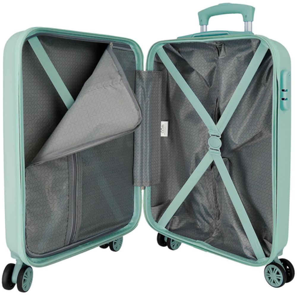 Putni kabinski kofer 55cm PJL Nora turquoise 60417 - pogled 5