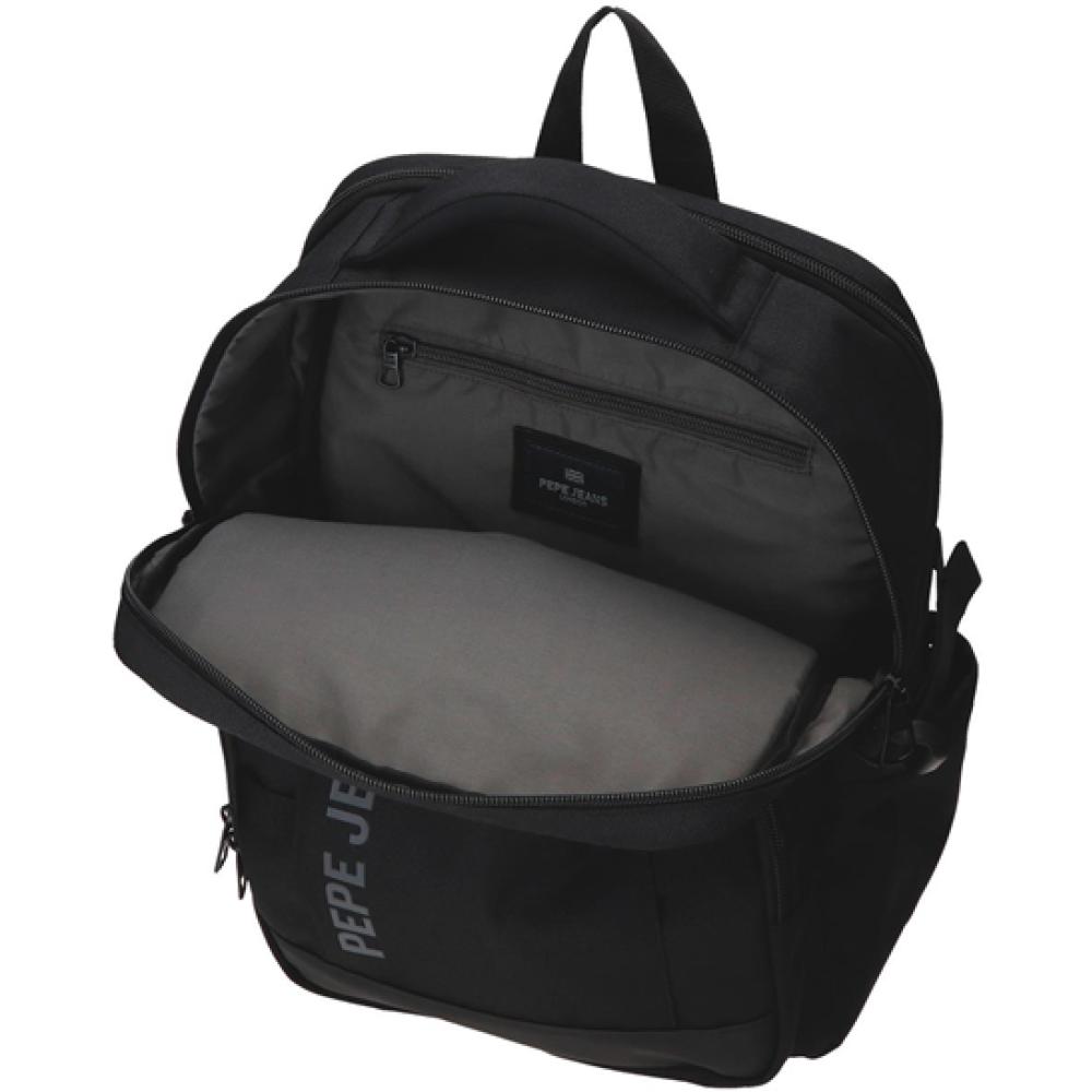 Laptop ranac 42cm Pepe Jeans Matlock black 73123 - pogled 5