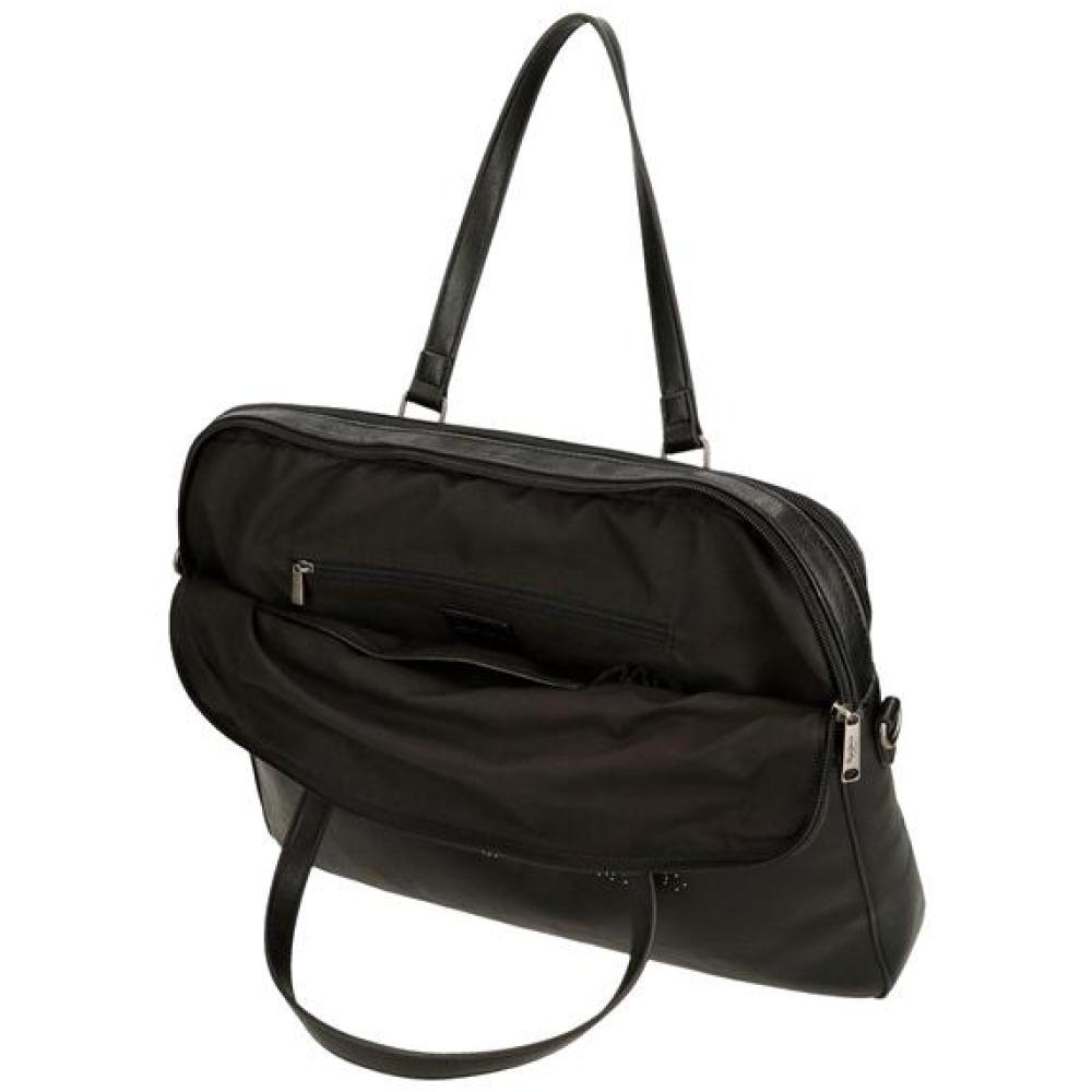 Ženska poslovna torba sa odeljkom za laptop PJL Bera black 72360 - pogled 5