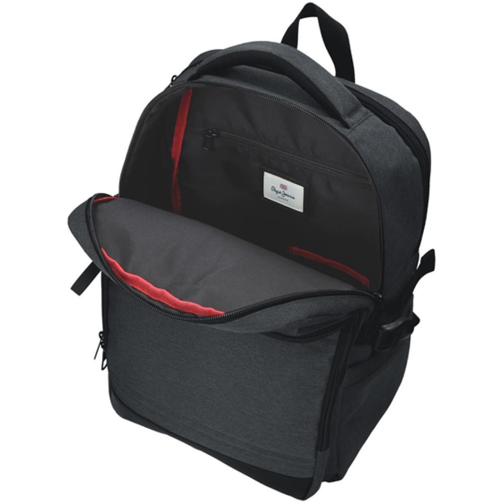 Ranac 42cm sa pregradama za laptop i tablet Pepe Jeans Whitton grey 73223 - pogled 5