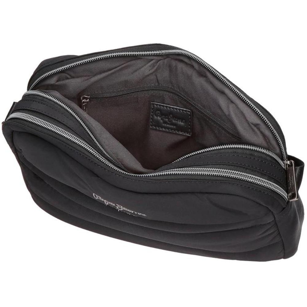 Ženska torba 24cm sa dve pregrade Pepe Jeans Aura black 72154 - pogled 5
