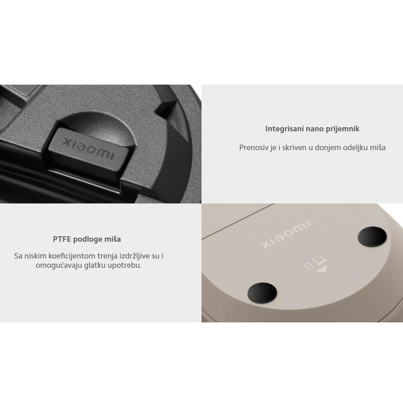 XIAOMI Wireless Mouse 2 lite miš beli (BHR8915GL) - pogled 5
