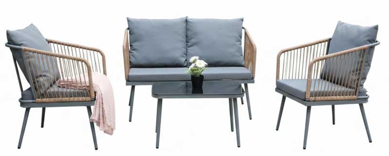 Baštenska garnitura sa dvosedom Dali Ratan Braon - pogled 5