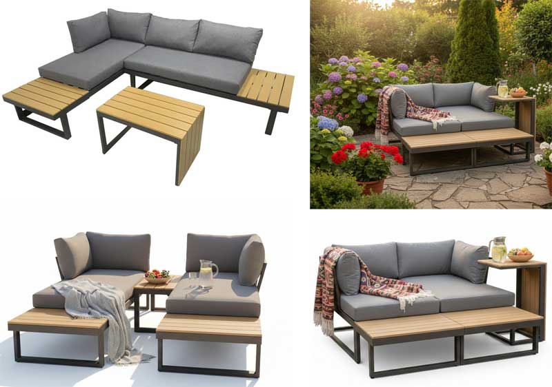 Modularna baštenska garnitura Solara - pogled 5