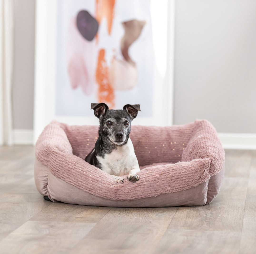 Krevet za pse 80x60cm Livia xmas soft antique pink Trixie 927114 - pogled 5