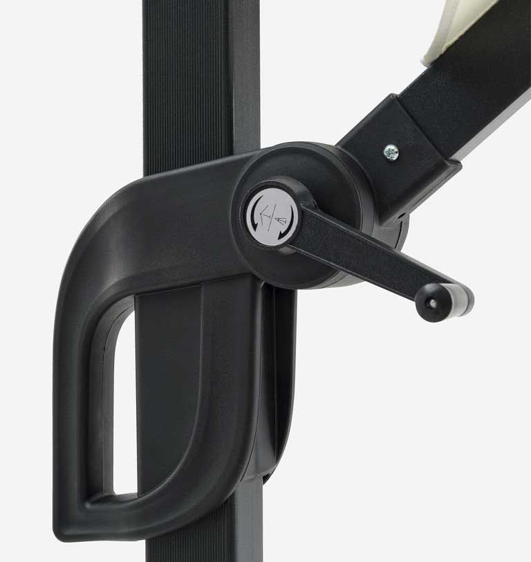 Viseći suncobran sa postoljem 300cm DW – Vaš privatni oblak - pogled 5