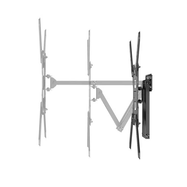Zglobni zidni TV nosač 23 - 65 inča LCDH41-44B – Maksimalna fleksibilnost i sigurnost - pogled 5