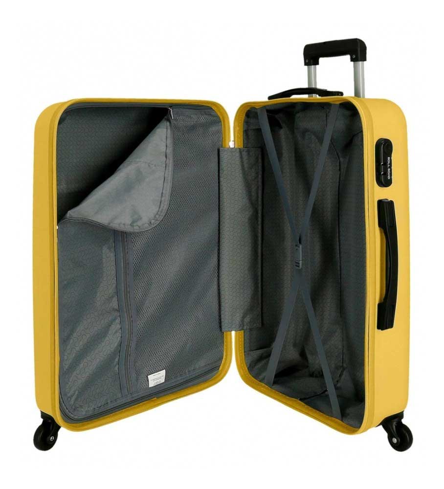 Komplet ABS kofera 75/65/55cm Roll Road Flex yellow 58494 - pogled 5