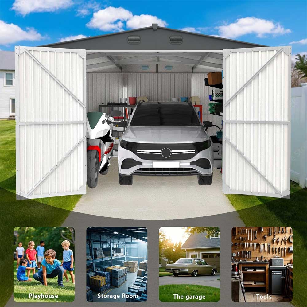 Višenamenska dvorišna garaža 18m² Green Bay CG-K2010AT - pogled 5