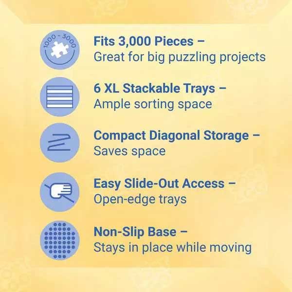 Sorter za puzzle 6 komada Sort and Go Ultimate Ravensburger 12001676 - pogled 5