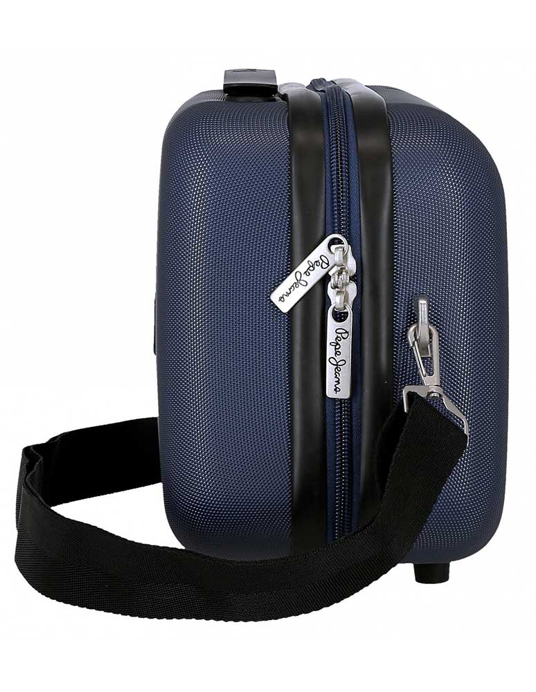 Neseser kofer za kozmetiku i šminku Pepe Jeans Lenay navy 61239 - pogled 5