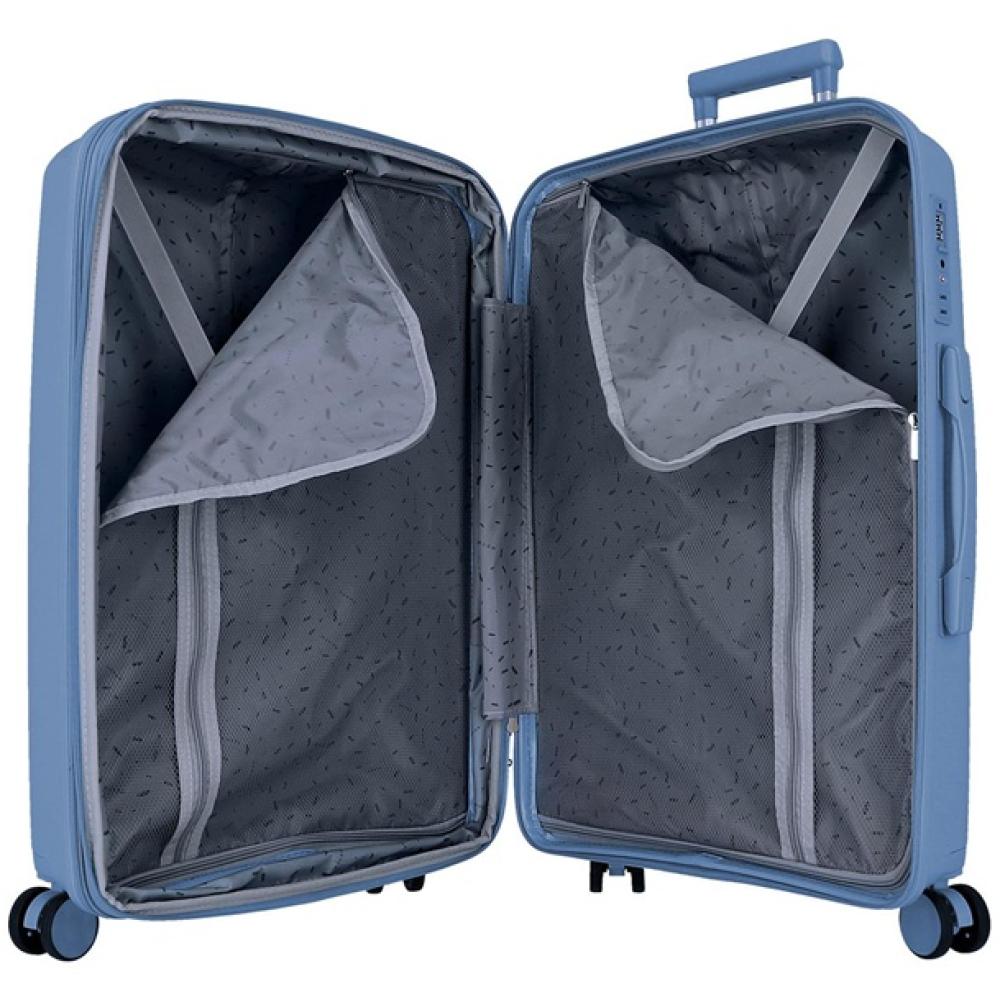 Komplet proširivih kofera od polipropilena 55cm-68cm Movom Inari light blue 53295 - pogled 5