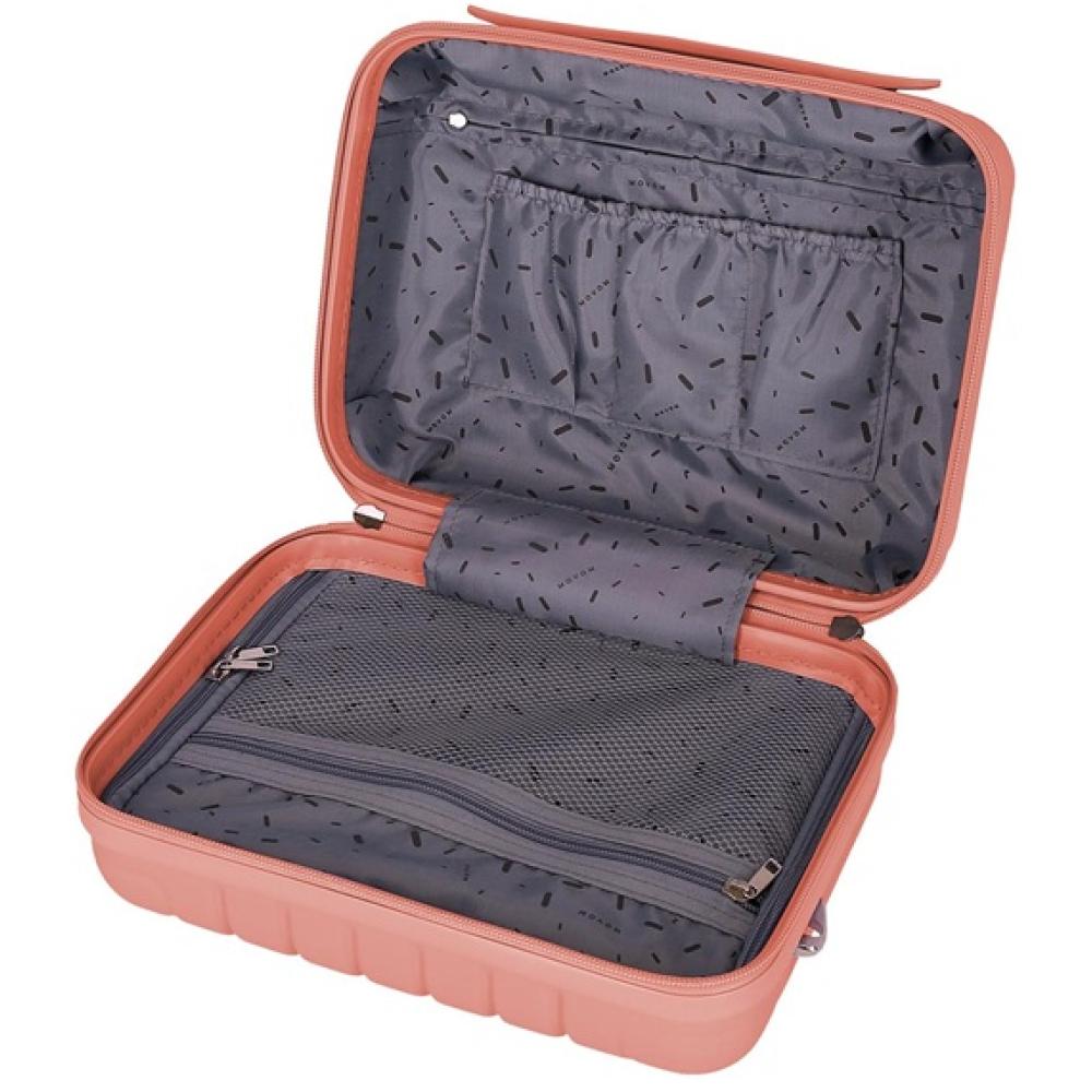 Neseser kofer za kozmetiku i šminku Movom Timber powder pink 55539 - pogled 5